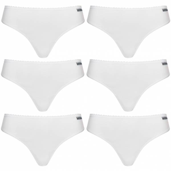 MONT EMILIAN "Nimes" Donna perizoma Set da 6 bianco