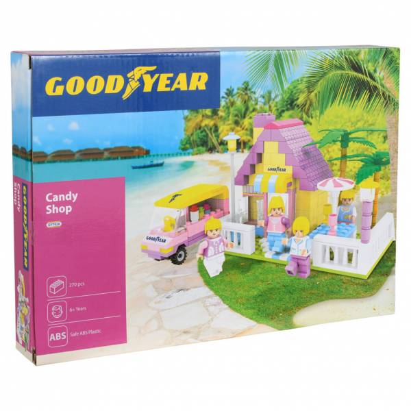 GOODYEAR Candy Shop Bausteine Spielset 270-teilig GYT020