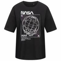NASA Digital Wave Women T-shirt AILTS041BLK