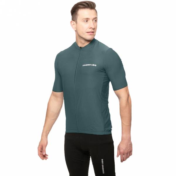 LEANDRO LIDO "Portofino" Uomo Maglia a manica corta da ciclismo verde