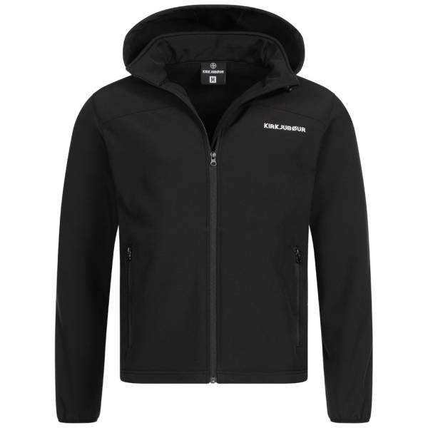 KIRKJUBØUR® "Hestur" Men SOFTSHELL jacket 10,000 mm water column black