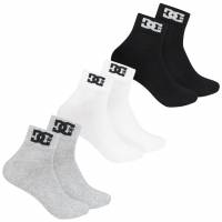 DC Shoes Quarter Unisex Sokken 3 paar multi DC-23 KWARTAAL