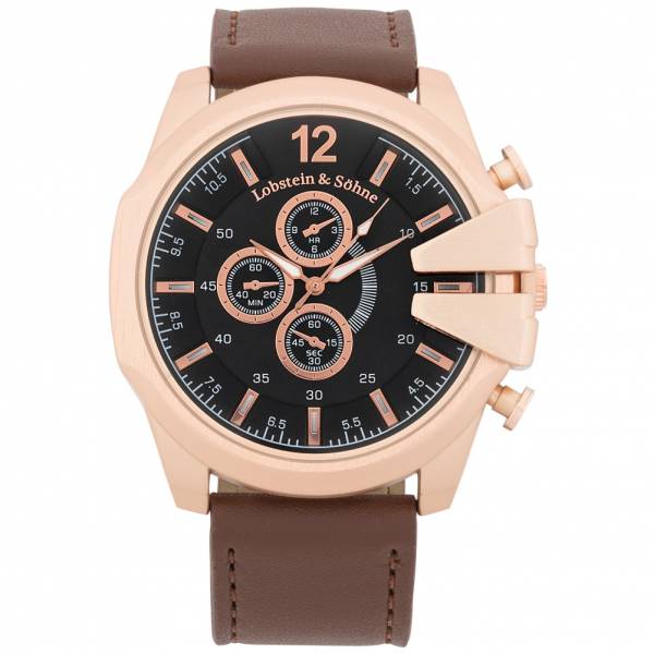 Lobstein & Söhne ® "Fridolin" Horloge bruin