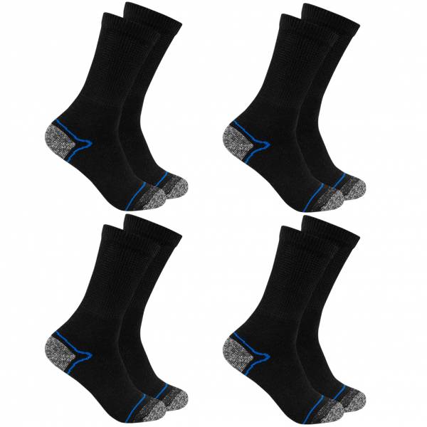 KIRKJUBØUR® "Climb" Calcetines de senderismo al aire libre 4 pares azul