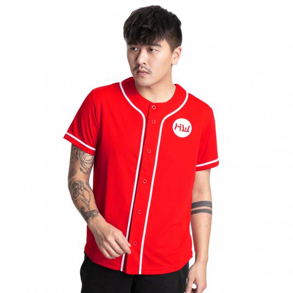 HIDETOSHI WAKASHIMA "BC Kiyota" Uomo Palla da baseball Maglia rosso