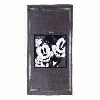 Disney Mickey & Minnie Mouse Love Anthacite Serviette 70 x 140 cm TX0940