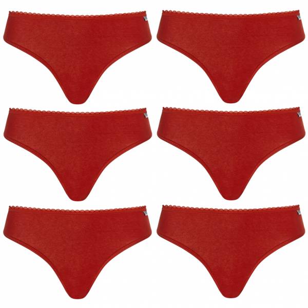 MONT EMILIAN "Nimes" Kobiety stringi 6-pak czerwone