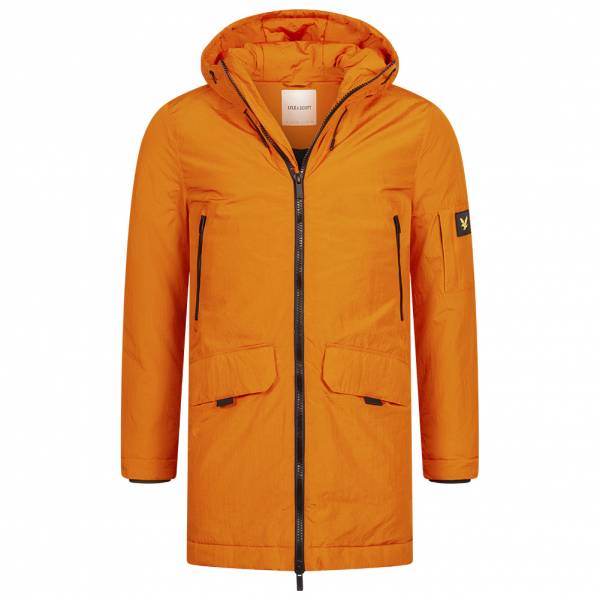 Lyle i Scott Zip Detail Parka Mężczyźni Kurtka zimowa JK1325V-W118